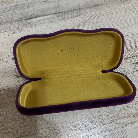 Purple Gucci Sunglass Case